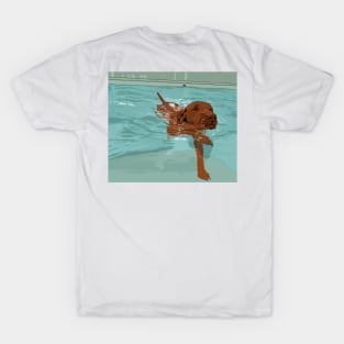 Swimming Dog T-Shirt